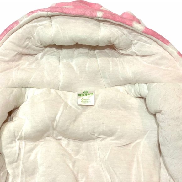 OKIE DOKIE Snowsuit 6M Pink Polka Dot - Picture 8 of 11